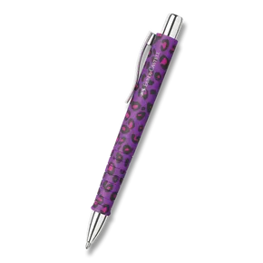 Faber-Castell Poly Ball XB Leopard Editon golyóstoll - lila